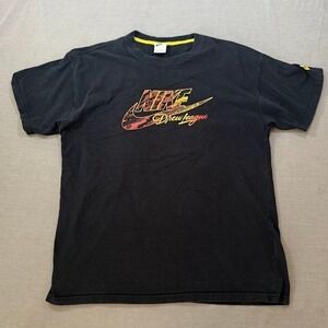 Vintage Nike Drew‎ League Black T Shirt Mens Size Medium Graphic Tee